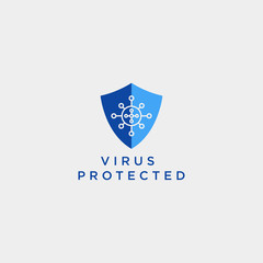 Covid 19 corona virus symbol icon vector protect