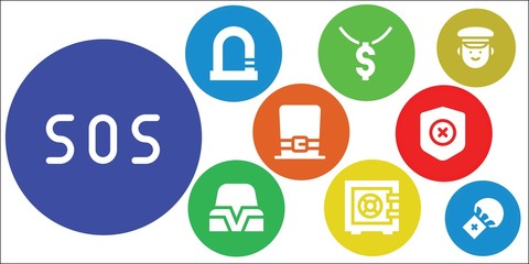 safe icon set