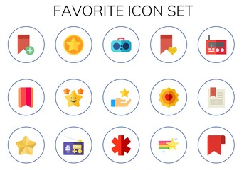 favorite icon set