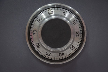 Steel mechanism safe security code