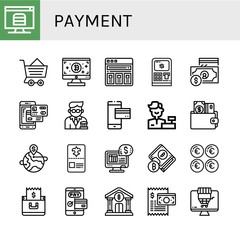 payment icon set