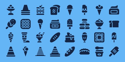 waffle icon set