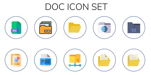 doc icon set