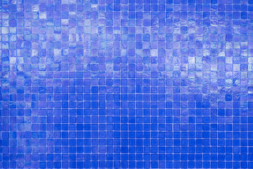 Blue wall tile wall paper
