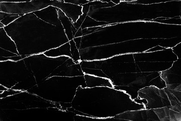 Marble black texture granite abstract dark lightning cracked background