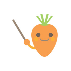 指示棒人参笑顔