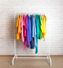 Wardrobe of women’s clothing blouses and shirts
