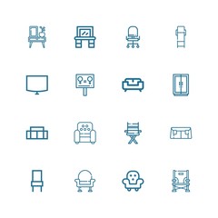 Editable 16 living icons for web and mobile