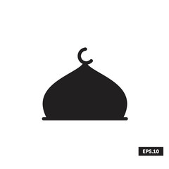 Obraz premium Mosque icon, Mosque Sign/Symbol Vector