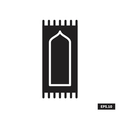 Prayer rug icon, Prayer rug Sign/Symbol Vector