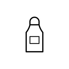 Vector illustration, apron icon design