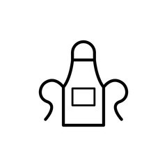 Vector illustration, apron icon design