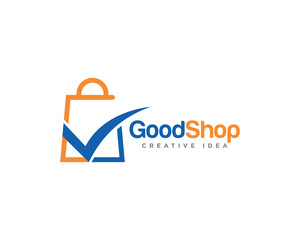 Shopping Logo Icon Design Vector