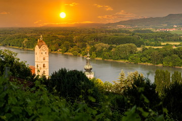 Stein an der Donau in Wachau valley. Krems, Lower Austria.