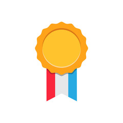 award vector icon, flat design best vector award illustration, medal icon