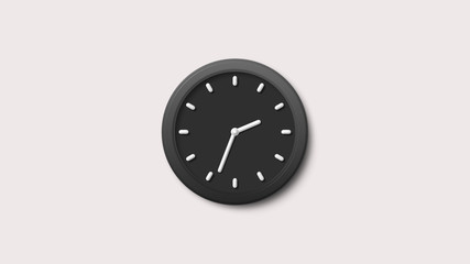 New dark 3d wall clock icon,clock icon,black 3d clock icon