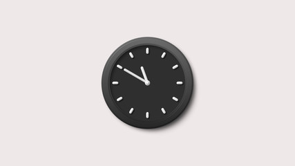 Amazing black clock icon,clock icon,3d wall clock icon,dark clock icon