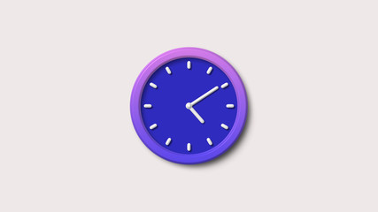 3d wall clock icon,Blue color 3d wall clock icon,clock icon