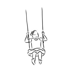 girl on the swing 