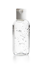 Coronavirus prevention hand sanitizer gel.
