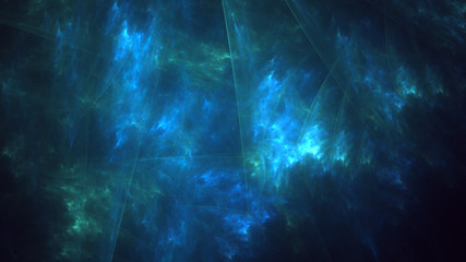 3D rendering abstract colorful fractal light background