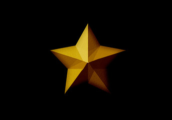 Three-dimensional star close-up　立体的な星のクローズアップ