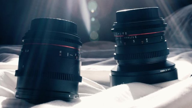 Photo lenses in lens flare