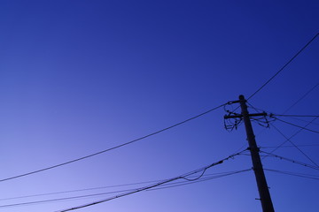 電線　
