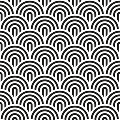 op art monochrome wave pattern.