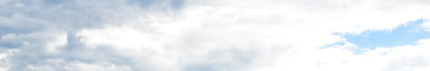 Clouds in blue sky in sunny day