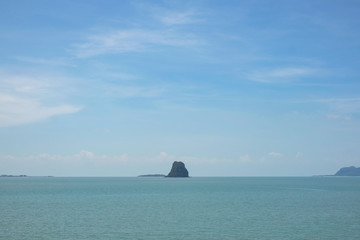 Fototapeta na wymiar Seascape of gulf of Thailand