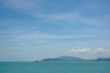Seascape of gulf of Thailand