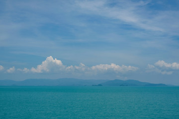 Seascape of gulf of Thailand
