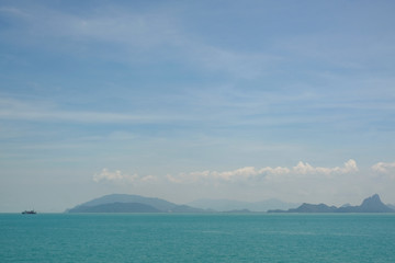 Naklejka na ściany i meble Seascape of gulf of Thailand