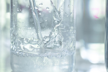 Alcohol extraction for disinfecting gel and ingredients, prevention through antibacterial hygiene.