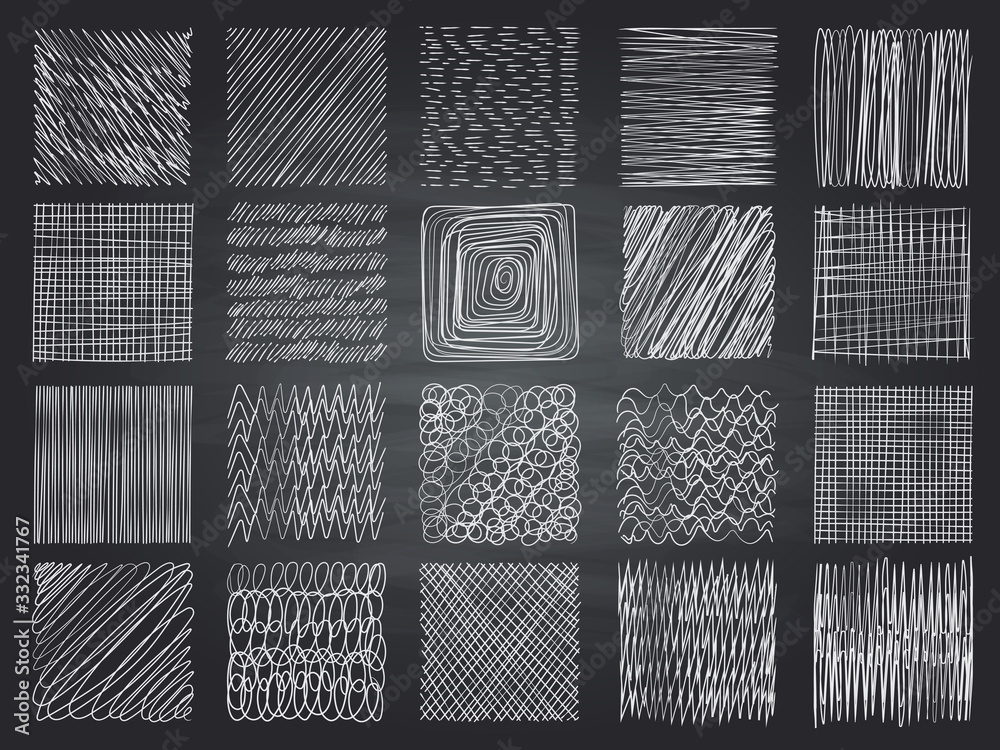 Canvas Prints hatching textures. pencil sketching shading grunge effect vector patterns collection. art scratch st