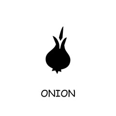 Onion flat vector icon