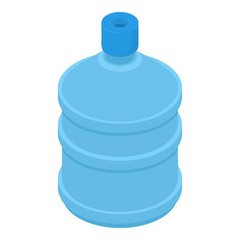 Water cooler bottle icon. Isometric of water cooler bottle vector icon for web design isolated on white background