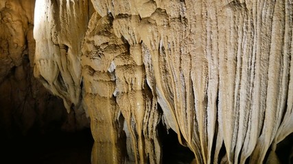 Stalactites and Stalagmites at Lang's Cave Gunung Mulu Nationalpark, Borneo, Malaysia