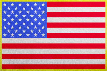 Naklejka premium Grunge USA Flag background texture