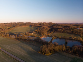 Landschafts luftbild