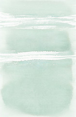 Gentle pastel blue-green watercolor background for greeting cards.