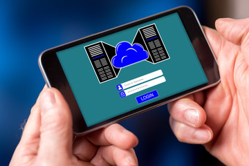 Hosting concept on a smartphone