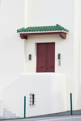 White Facade in Biarritz, Biarritz, Pyrenees Atlantiques, Aquitaine, France