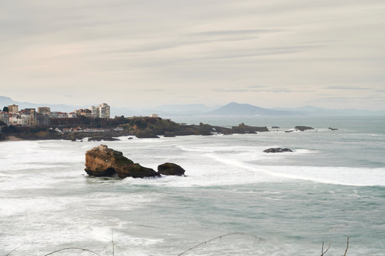 Atlantic Ocean, Biarritz, Pyrenees Atlantiques, Aquitaine, France