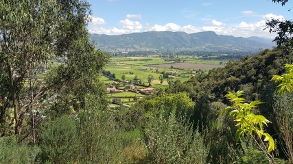 Naklejka premium landscape in the mountains