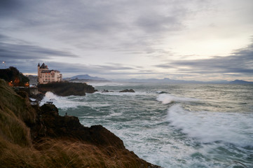 Villa Beltza (Villa Belza) palace, Côte des Basques, Biarritz, French Basque Country, France