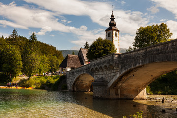 Fototapeta na wymiar View of Bohinj, Slovenia