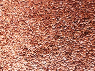 Flax seeds as background or texture