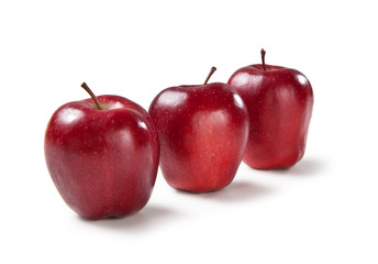 Red Delicious apple isolated on white backgrounds Mela Stark